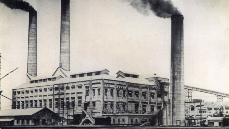 Thermal power plant in Japan Bemberg Fiber Co., Ltd. (1933c.)