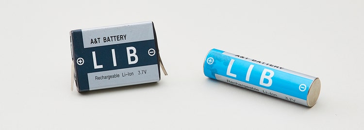 A&T社のリチウムイオン電池画像