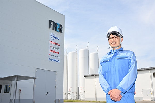 Yousuke Uchino, an engineer who involved in the demonstration at FH2R