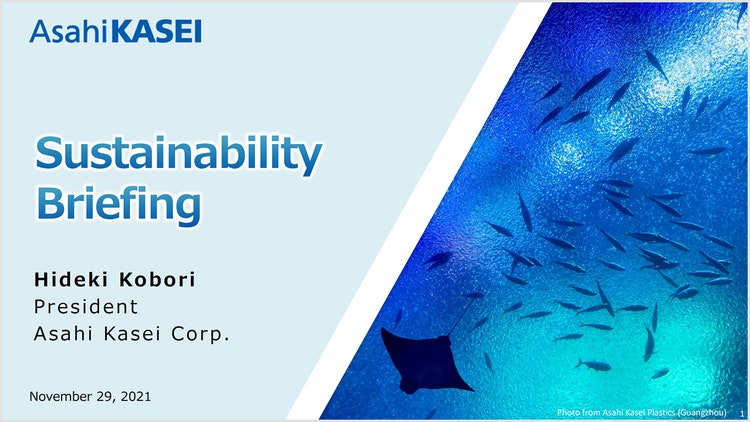 Cover of Analyst Meeting on Sustainability
