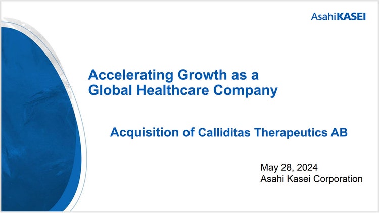 Cover of Asahi Kasei to Acquire Calliditas Therapeutics AB