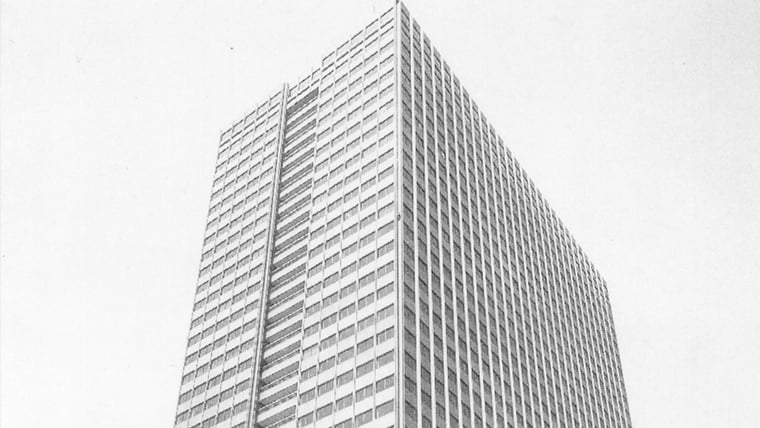 Kasumigaseki-Gebäude, 1968 fertiggestellt, mit Innenwänden von Hebel™
