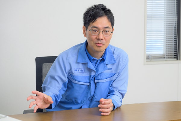 感光材・システム技術開発部の藤木