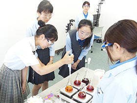 飲料のビタミンＣ濃度を測定