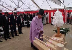 起工式の様子
