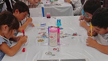 好きな絵を描いたカップをオーブントースターで加熱すると、さて、どうなるかな・・・？