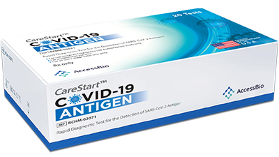 「CareStart™ COVID-19 Ag」の製品写真