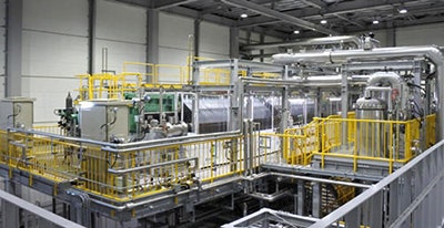 10MW級大型アルカリ水電解システム外観