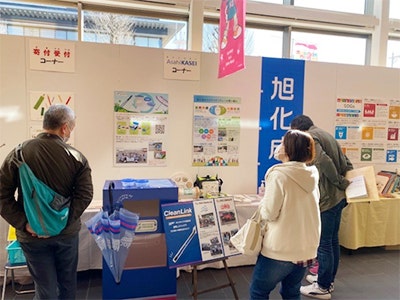 展示されている様子