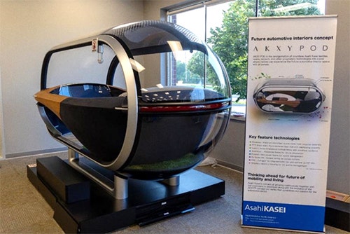 車室空間のコンセプトモック「AKXY POD」