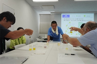 実験の様子