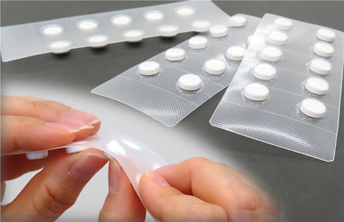 樹脂化フタ材を活用したPTP 包装のイメージ