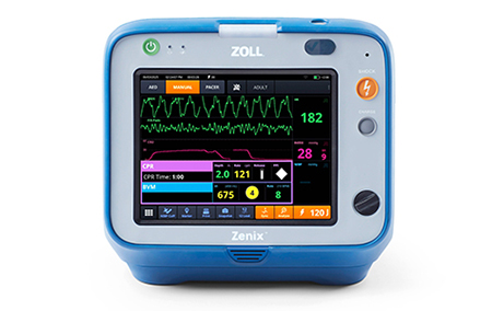 米国ZOLL社、モニタリング機能付除細動器「Zenix」のFDA承認を取得