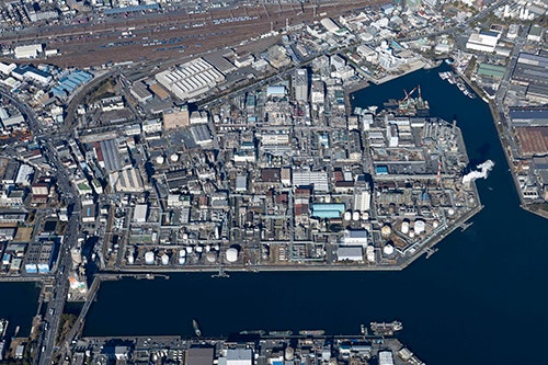 川崎製造所 航空写真