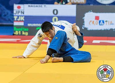 取組中の永瀬選手