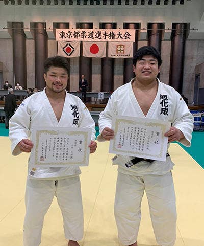 小林選手と王子谷選手