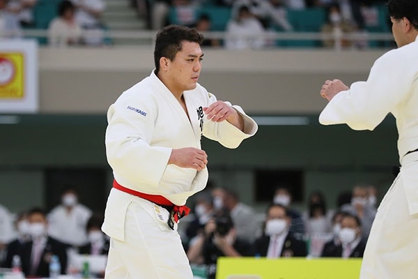 取組中の太田選手