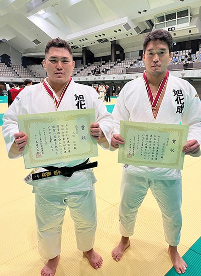 太田選手と羽賀選手