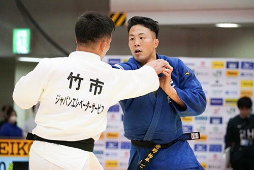 取組中の老野選手