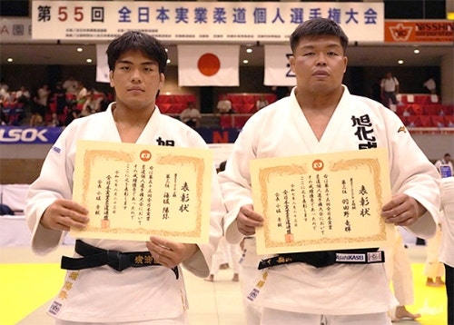 海堀選手と羽田野選手