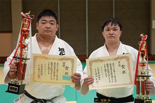 王子谷選手と鈴木選手