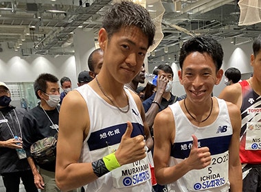 村山選手と市田選手