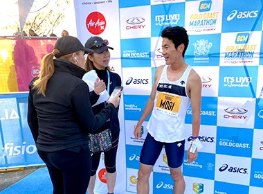 茂木選手のインタビューシーン