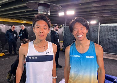 土方選手と鎧坂選手