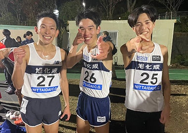 市田選手、長嶋選手、亀田選手