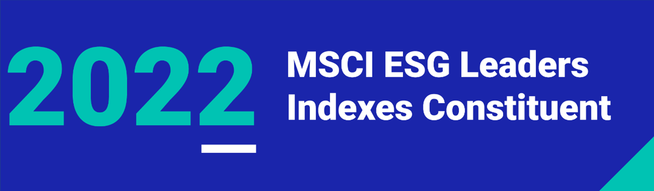 2022 MSCI ESG Leaders Indexes Constituent