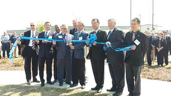 The opening ceremony in Athens, Alabama