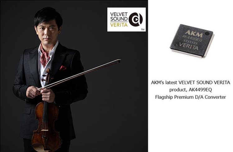 Profile of Daishin Kashimoto AKM's latest VELVET SOUND VERITA product, AK4499EQ Flagship Premium D/A Converter
