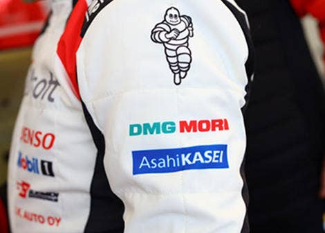 Racing suit left sleeve