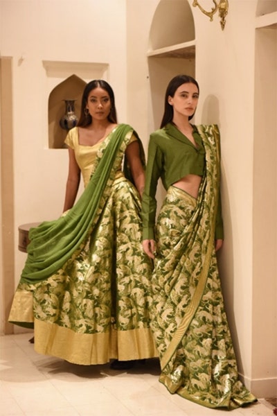 Traditional garments made with Bemberg™ (designed by Hemang Agrawal)