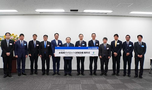 Official opening of the new hydrogen pilot plant in Kawasaki