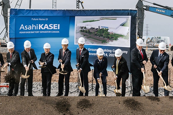 The groundbreaking ceremony