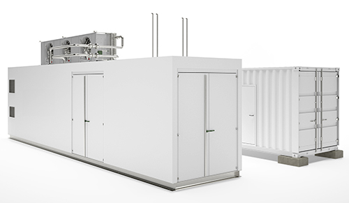 Aqualyzer™-C³ containerized alkaline water electrolyzer