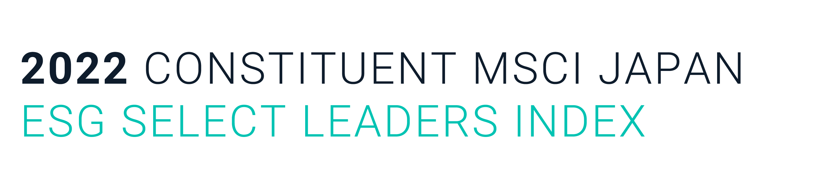 2022 CONSTITUENT MSCI Japan ESG Select Leaders Index